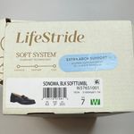 Life Stride Women's Sonoma Slip On Loafers with Buckle- Size 7 Wide Photo 4