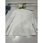 frame denim FRAME Grandfather White Cotton Blend Blazer Jacket Women's‎ XS Photo 1