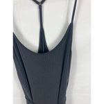 Abercrombie & Fitch Dark Grey Soft Ribbed Racerback Dress size Small Photo 1