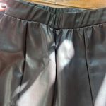 SheIn Brown Leather Pants Photo 3