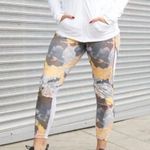 Bally Total Fitness Bally Stripe Floral Skinny Leggings Photo 1