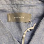 Everlane NWT Classic Blue Linen Relaxed Shirt Long Sleeve Collared Button-Up 0 Photo 5