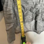 Moonlight  Y&S Fashion Design Linen Lagenlook Black Striped Blouse Size Large Photo 6