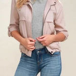 BB Dakota  Women's Utility Jacket Pink Size L Large Photo 0