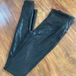 Spanx  Shaping Faux Leather Leggings in Black Size XS Photo 0