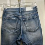 Pistola  Distressed High Rise Fringed Hem Straight Leg Jeans Size 27 Photo 3