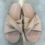 American Eagle  Tan Slide Sandals Size 10 Photo 0