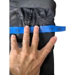 AG Adriano Goldschmied  Coated Moto Jacket Black Biker Style‎ Made In USA Size L Photo 3