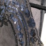 NWT Southern Fried Chics Black Lace Sequined Dress XS Photo 2