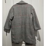 Houndstooth Plaid Glen Check Oversized Coat Photo 1
