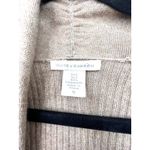 WHITE + WARREN | S | Sweater Cardigan Cashmere Silk Luxury Long Sleeve Women Tan Photo 4