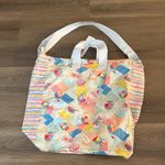 NWT Cath Kidston oversized cotton shopper beach bag in print sunbather sand Photo 2