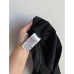 Chico's Women Black Ponte Knit Slim Leg Ankle Pull On Pant Button Detail Size 14 Photo 8