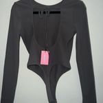 Edikted NWT  Dance Academy Open Back Bodysuit size Medium Photo 3