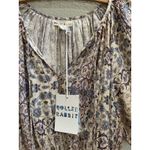 Roberta Roller Rabbit NWT‎ ROLLER RABBIT Odila Janni Mini Swing Floral Dress Boho Short Sleeve Size S Photo 3