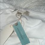 Anthropologie NWT  X Flat White Plunge Slim Maxi Dress White Pace Halter Neck 3X Photo 10