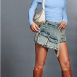 SheIn BAE Women's Asymmetric Neckline Ruched Basic T-Shirt Photo 2