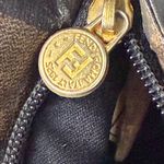 Fendi Pequin Vintage Coated Nylon Canvas Bag Photo 9