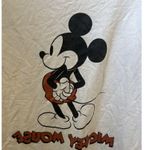 Disney VINTAGE  MICKEY MOUSE WHITE SHIRT SIZE MEDIUM (L7) Photo 3