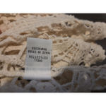 Rebellion Open Front Crochet Cardigan Kimono Topper Flare Sleeves Boho Sz S Photo 3