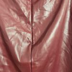 Nookie Burgundy Red Faux Leather Strapless Mini Dress Large Cocktail Photo 10