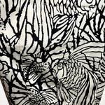 Diane Von Furstenberg  Dress Silk Sheath Bodycon Koi Fish Y2K Black White 2 Photo 2