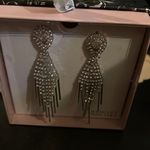 Badgley Mischka NEW Rare  Crystal Waterfall & Icicle Earrings Photo 1