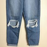 Parisian  high rise distressed boyfriend denim jeans size 2 Photo 2