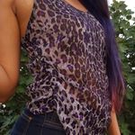 Miley Cyrus High low cheetah top Photo 0