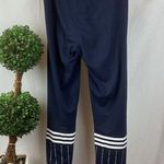 Adidas Blue & White Athletic Sport Legging Pants M Photo 3