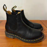 Dr. Martens Doc Martens 2976 Women‎ Smooth Leather Chelsea Pull On Boot Matte Black Chunky 5 Photo 0