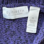 Liz Claiborne Vintage Elizabeth by  Purple Marled Sweater Photo 5