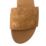 Hey Girl by Corkys BRB Natural Raffia Platform Slide Sandals Brown Size 9 Tan Photo 5
