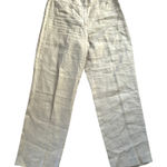 Eileen Fisher  Linen‎ Pants Sz Petite Small Beige Old Money Quiet Luxury Office Photo 0