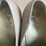 Seychelles  Women's Platform Wedge Shoes Wide Cinch Mid Strap Tan Gray Sz 10 Photo 4