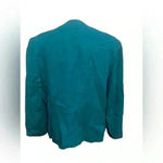 Pendleton Vintage Country Sophisticates by  Turquoise Linen Blend Blazer Size 18 Photo 1