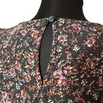Cynthia Rowley  Floral Flutter Sleeve Blouse Women's Small Photo 2