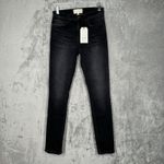 Current/Elliott  Jeans 2 25" Black Skinny Jeans C/E Washed Denim Fade Goth Grunge Photo 1