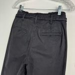 American Eagle Womens Tapered Pants Trousers Sz 4 LONG Belted Tie Waist Photo 14