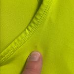 Athleta  Tinker Green Racerback Tank Top Drawstring Hem Built in Sports Bra XL Photo 11