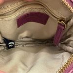 AMERICAN LEATHER Co. Burgundy Pebbled Leather Cleveland Crossbody Bag in Grape Purple Photo 14