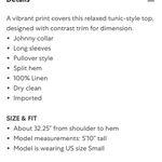 STAUD 
Enzo Printed Tunic Top Photo 3