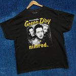 Green Day Nimrod Punk Rock Band T-Shirt Size Large Photo 2