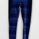Alo Yoga  Illusion 3 Tribal print leggings Arctic Royalty‎ Blue Black Pant size M Photo 6