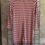 Michael Kors  Womens Dress XS Multicolor Geometric Print Shirt Midi Office Photo 2