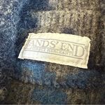 Vintage Wool Aztec Jacket Womens Small Southwest Cowgirl Lands End Blanket Coat Gray Photo 2