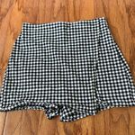 Hollister  Black and White Gingham Women Skort Photo 1