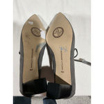 Adrienne Vittadini Womans Gray Suede 6 Pointed Toe Lace Up Shoe Boot Block Heel Photo 7