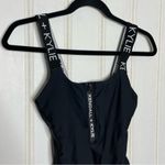 Kendall + Kylie Black Logo Print Strap One-piece 702 Photo 3
