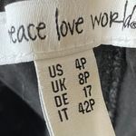 Peace Love World  NWOT Cotton Utility Pant with Bungee Hem Size 4 Petite Black Photo 4